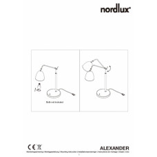 Настільна лампа Nordlux ALEXANDER 48635003
