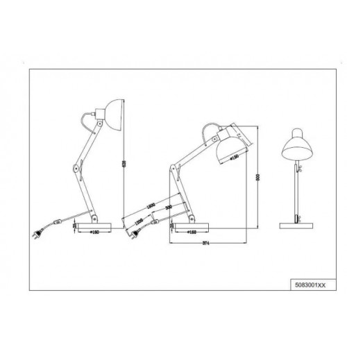 Настільна лампа Trio KIMI 508300131