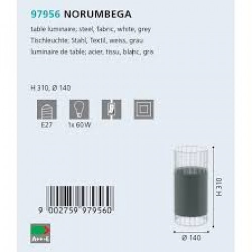 Настільна лампа Eglo NORUMBEGA 97956