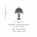 Настільна лампа CosmoLight Monaco T01885CH-WH