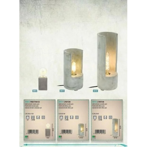 Настільна лампа Eglo LYNTON 49112