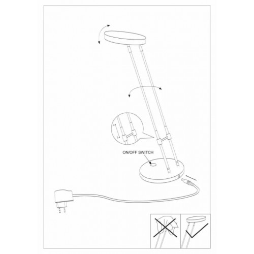 Настільна лампа Eglo GEXO 93076