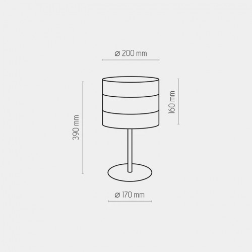 Настільна лампа TK Lighting TAGO WHITE 5056