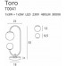 Настільна лампа MAXlight TORO T0041