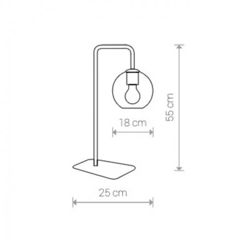Настільна лампа Zuma Line ADANA 5525BK