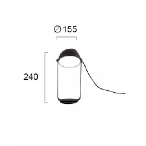 Настільна лампа Viokef HEMI 4205701