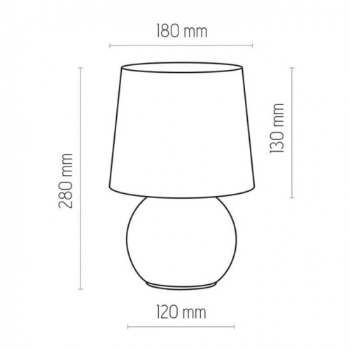 Настільна лампа TK Lighting PICO SZARA 5093