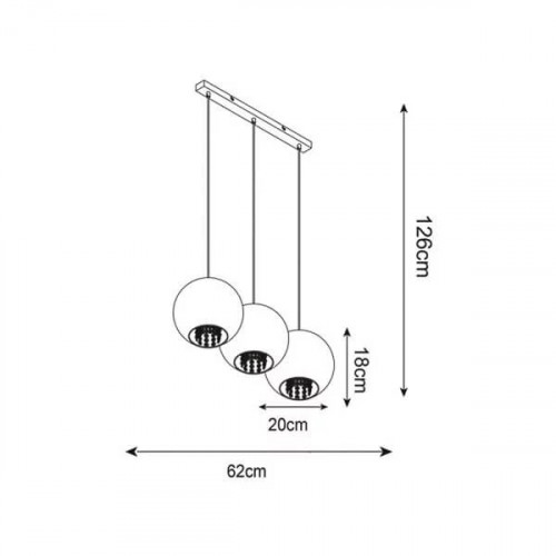 Настільна лампа Searchlight CALYPSO EU60060