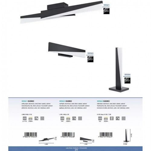 Настільна лампа Eglo ISIDRO 99564