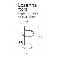 Настільна лампа MAXlight LOZANNA T0042