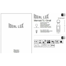 Настільна лампа Ideal Lux MERMAID 166742
