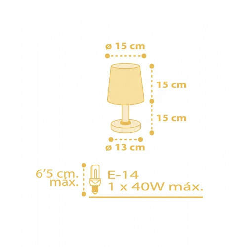 Настільна лампа TK Lighting LOGAN BLACK 5414