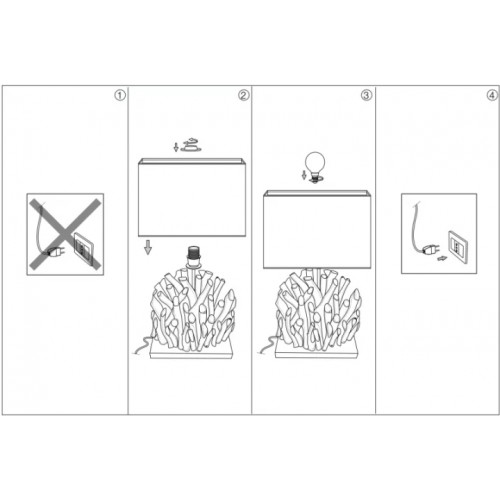 Настільна лампа Ideal Lux SNELL 201382