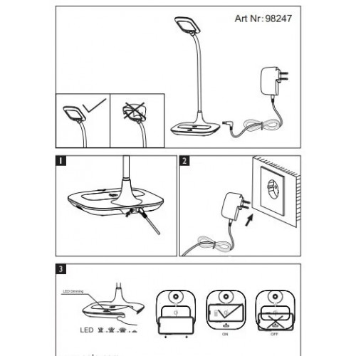 Настільна лампа Eglo MASSERIE 98247