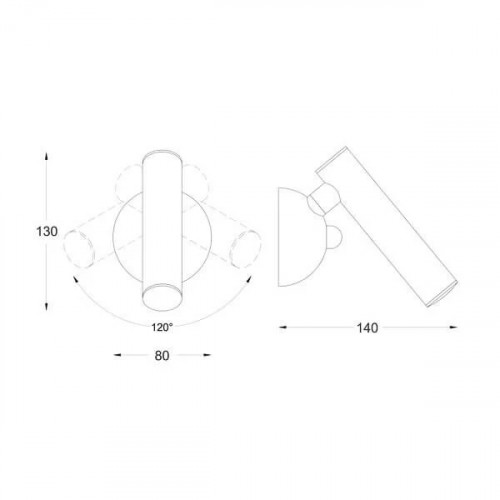 Настільна лампа Searchlight BOURNE EU60059BK