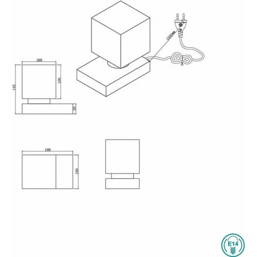 Настільна лампа Trio TILL 5901011-32