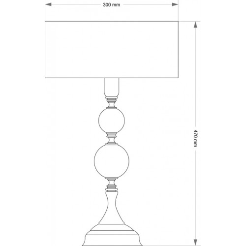 Настільна лампа Kutek ZAFFIRO ZAF-LG-1(P/A)