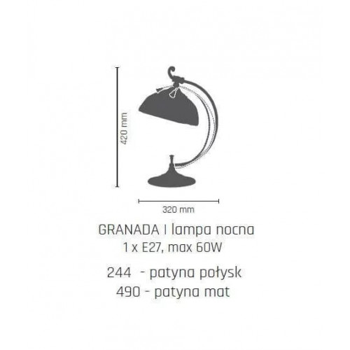 Настільна лампа DFTP STAY LONG TABLE 2020445003