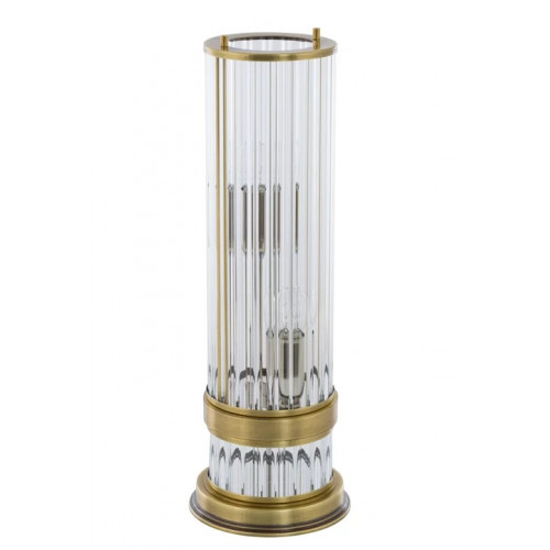 Настільна лампа Kutek LORETTO, патина, вис. 46 см