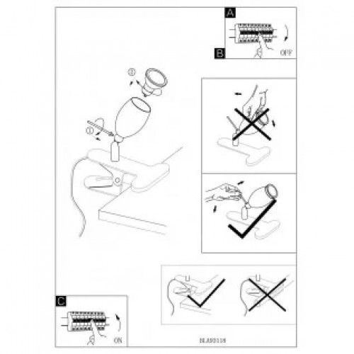 Настільна лампа Eglo BANNY 1 93118