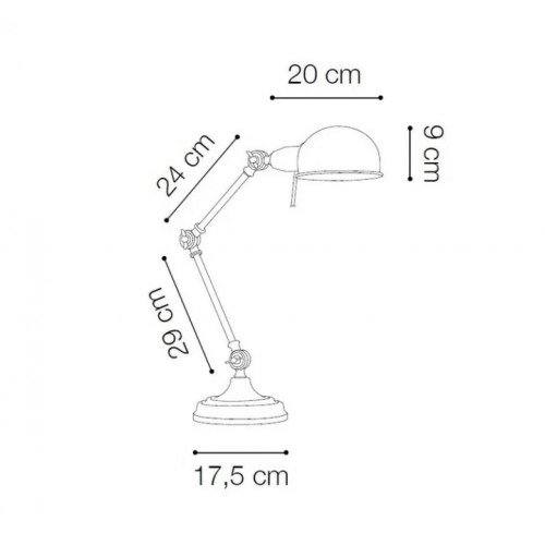 Настільна лампа Ideal Lux Truman 145198