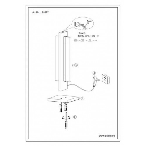 Настільна лампа Eglo SPADAFORA 98497