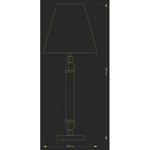 Настільна лампа Kutek TAMARA TAM-LG-1(P/A)