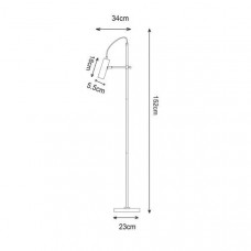 Настільна лампа Searchlight HANOVER EU60707WH