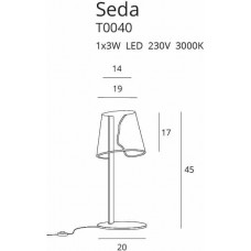 Настільна лампа MAXlight SEDA T0040