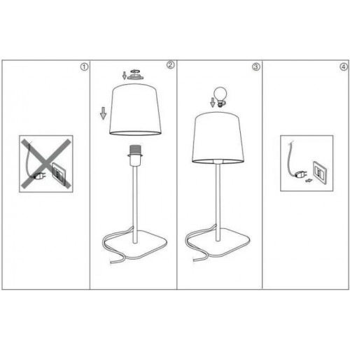 Настільна лампа Ideal Lux NORDIK 161686