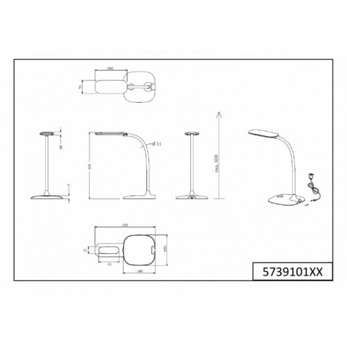 Настільна лампа Trio POLLY 573910101