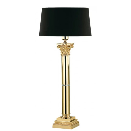 Настільна лампа Kutek VERA, золото, абажур, вис. 74 см