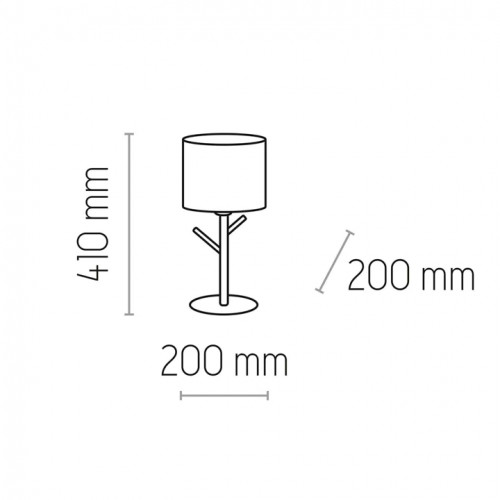 Настільна лампа TK Lighting ALBERO WHITE 5571