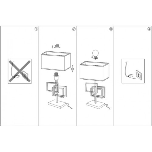 Настільна лампа Ideal Lux LUXURY 201115