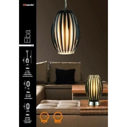 Настільна лампа AZzardo ELBA AZ0193 (MA1122MBRWH)