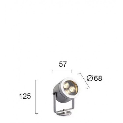 Настільна лампа Searchlight FLASK EU59041BK
