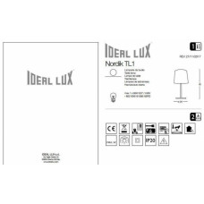 Настільна лампа Ideal Lux NORDIK 161686