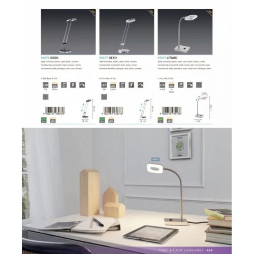 Настільна лампа Eglo Litago 97017