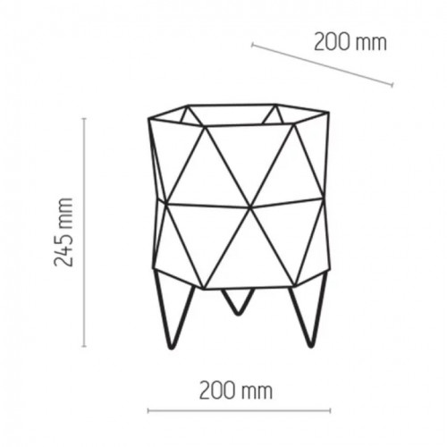Настільна лампа TK Lighting SIRO BLACK 3052
