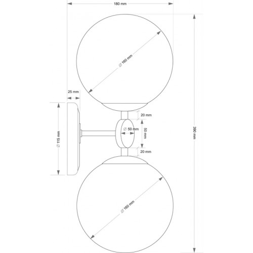 Настільна лампа Kutek DECOR ABAŻUR DEC-LG-1(P/A)