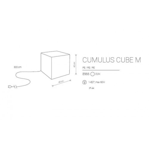 Світильник вуличний Nowodvorski 8966 CUMULUS