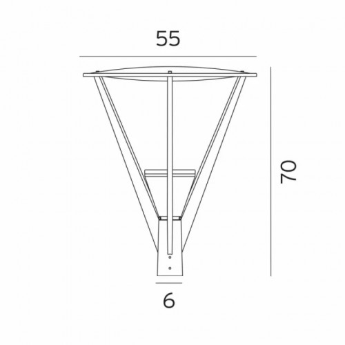 Світильник вуличний Norlys 5001GR NICE