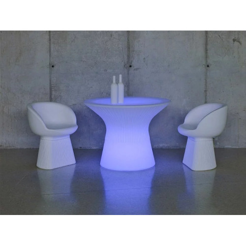 Столик Newgarden MOBCP075SSNW CAPRI, 75 см, з підсвіткою