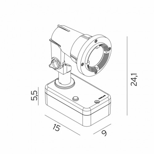 Світильник вуличний Norlys 1594B SANDE
