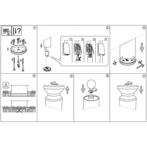 Світильник вуличний Ideal Lux 158891 TORRE