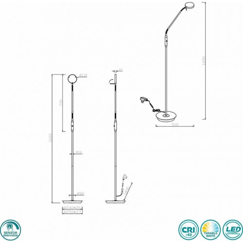 Світильник вуличний Norlys 1488B HALMSTAD