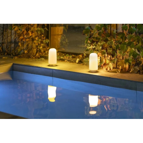 Настільна лампа Newgarden LUMCND019BXWLNW CANDY, з ефектом полум’я