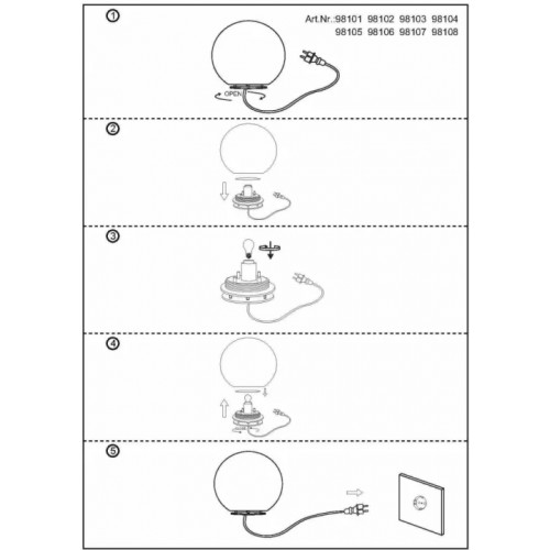 Світильник вуличний Eglo 98102 MONTEROLO