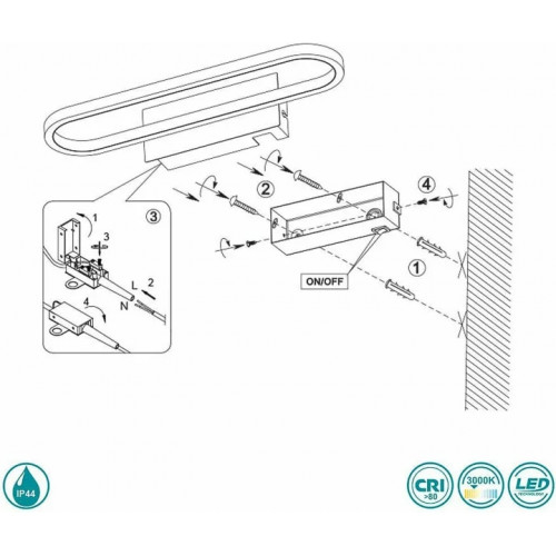 Світильник вуличний Eglo 94864 HILBURN