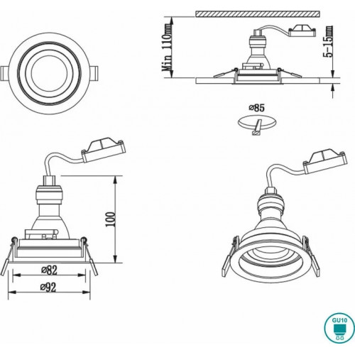 Світильник вуличний Ideal Lux 158891 TORRE